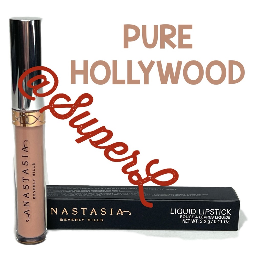 2/$20 NEW Anastasia Beverly Hills Liquid Lipstick Pure Hollywood pale matte
